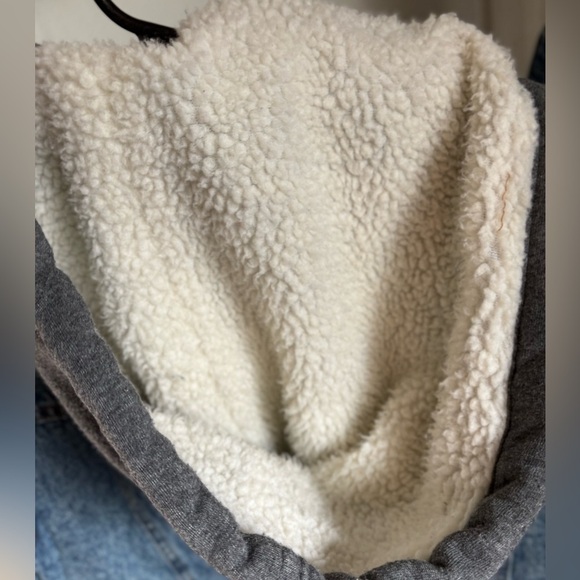 MEN Original Use Blue Denim Jacket with Sherpa Lining - Picture 4 of 15